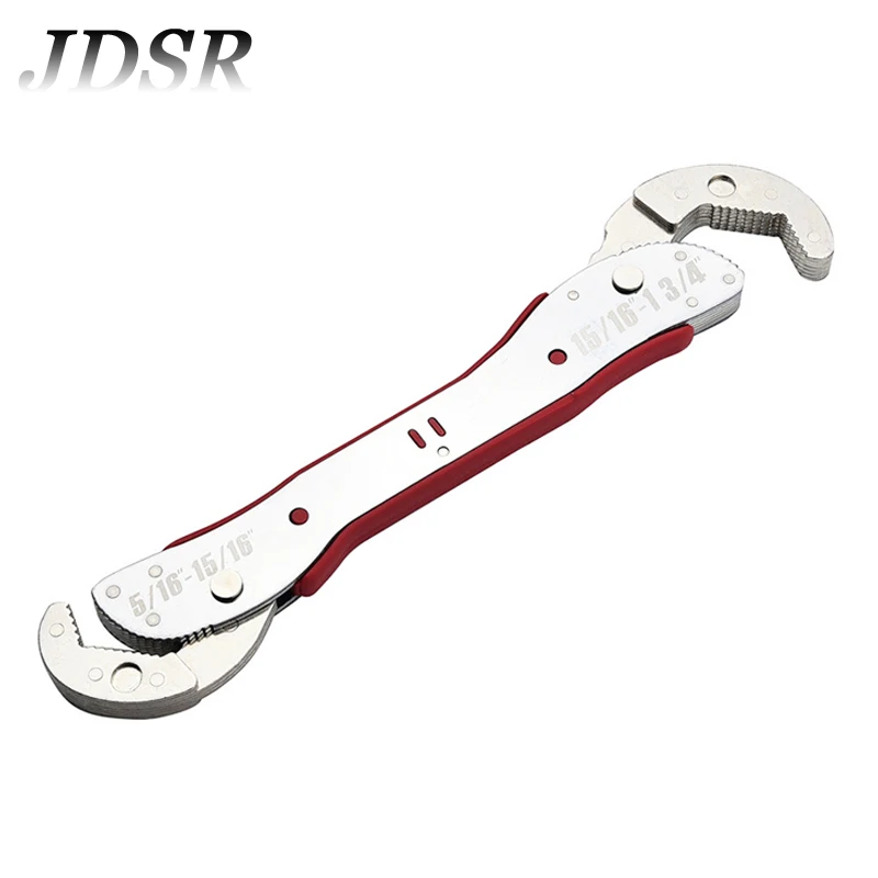 

JDSR Multi-Function Universal Wrench Universal Adjustable Magic Wrench Key Spanners Quick Snap Grip Wrench 9-45mm Hand Tool Set