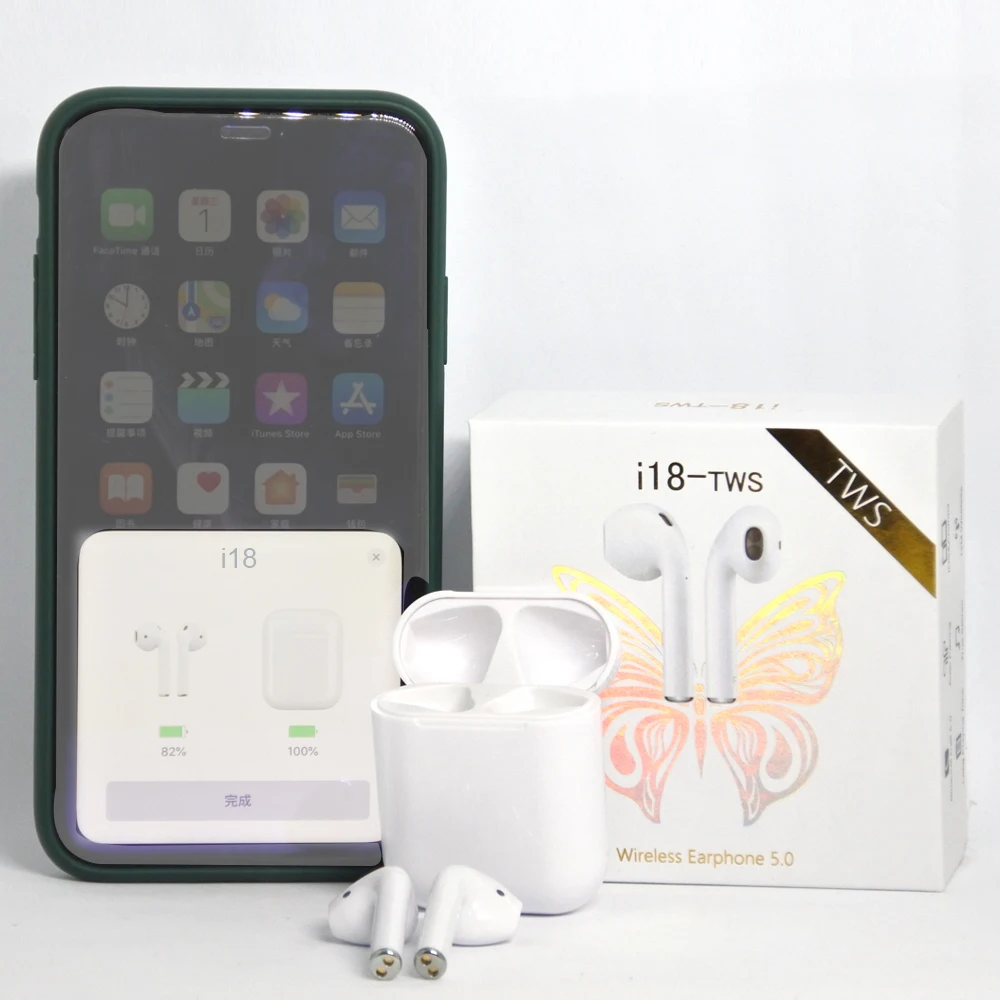 

i18 TWS Touch mini Bluetooth 5.0 wireless Earbuds Pk i20 i10 i30 i60 TWS 1:1 bluetooth headphone for all iPhone Android