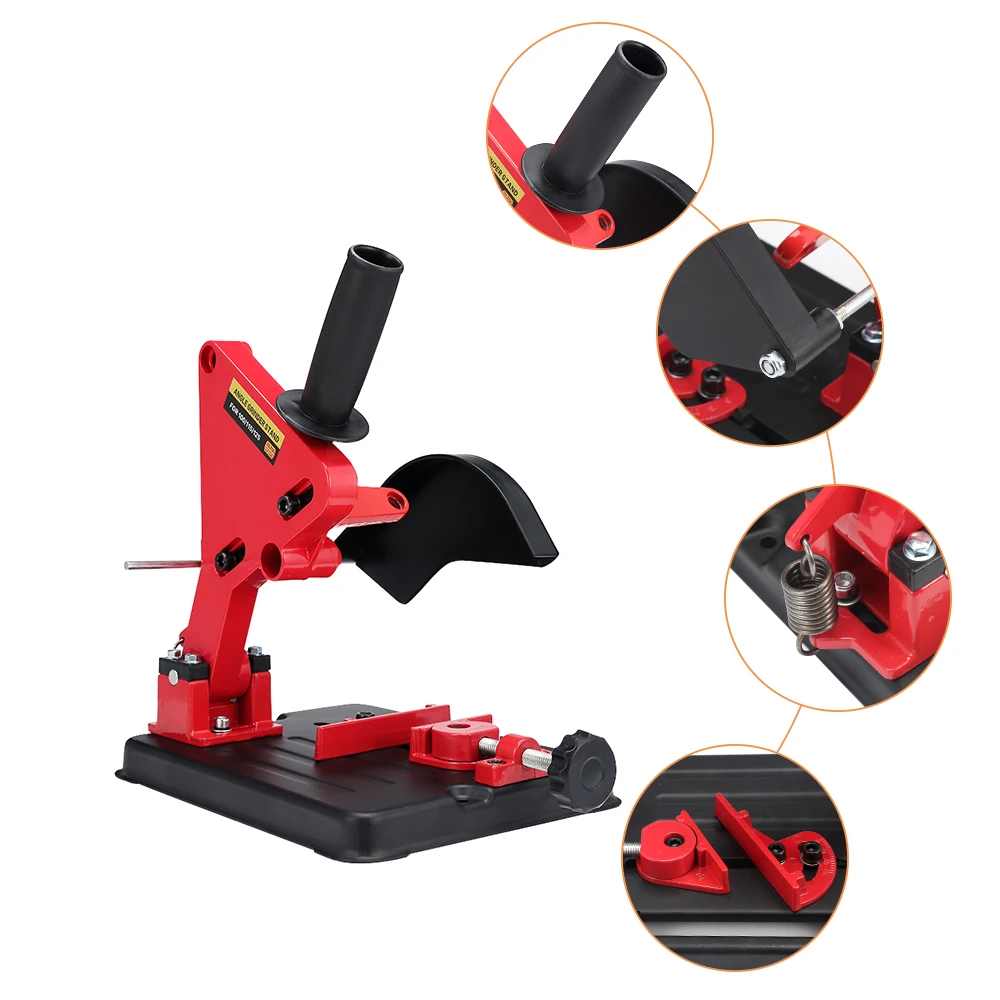 

Multifunctional Angle Grinder Stand Angle Grinder Bracket Holder for 100 - 125 Angle Grinder Cast Iron Base Power Tool Accessory