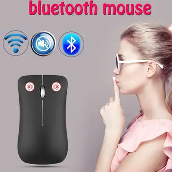 

Fashion Dual Mode Bluetooth or 2.4 G Wireless Gaming Mouse For Laptop PC Computer Mice With USB Receiver Rechargeable battery