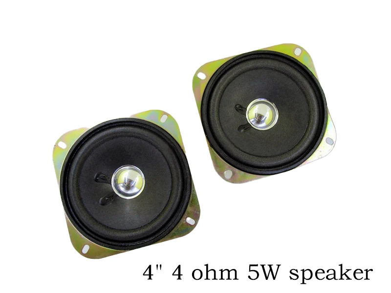 4 дюймовый 8Ohm 5w DIY динамик для системы парковки 102 мм 2 шт./лот|Акустические