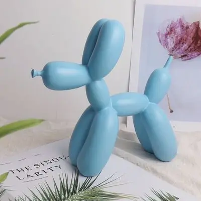 Горячо! Современный художественный креативный Рисование воздушный шар статуя собаки американский поп-арт 17 см воздушный шар собака Рождественский подарок, подарок на день Святого Валентина - Цвет: Blue