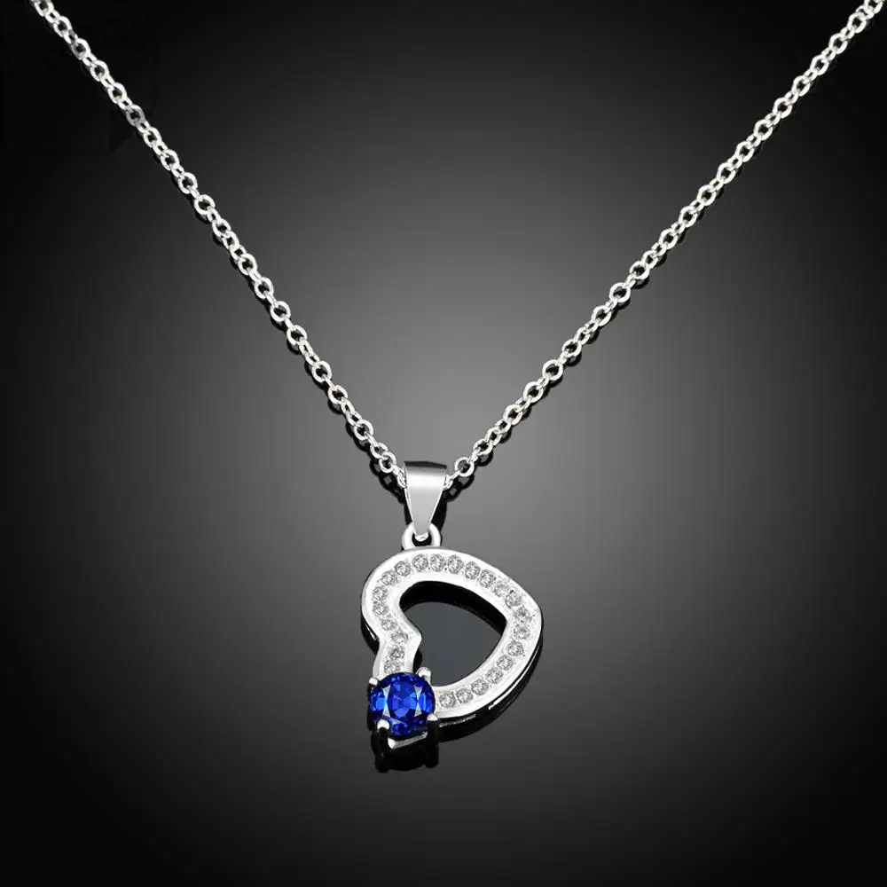 Necklace 925 Silver Necklace 925 Silver BlueCrystal
