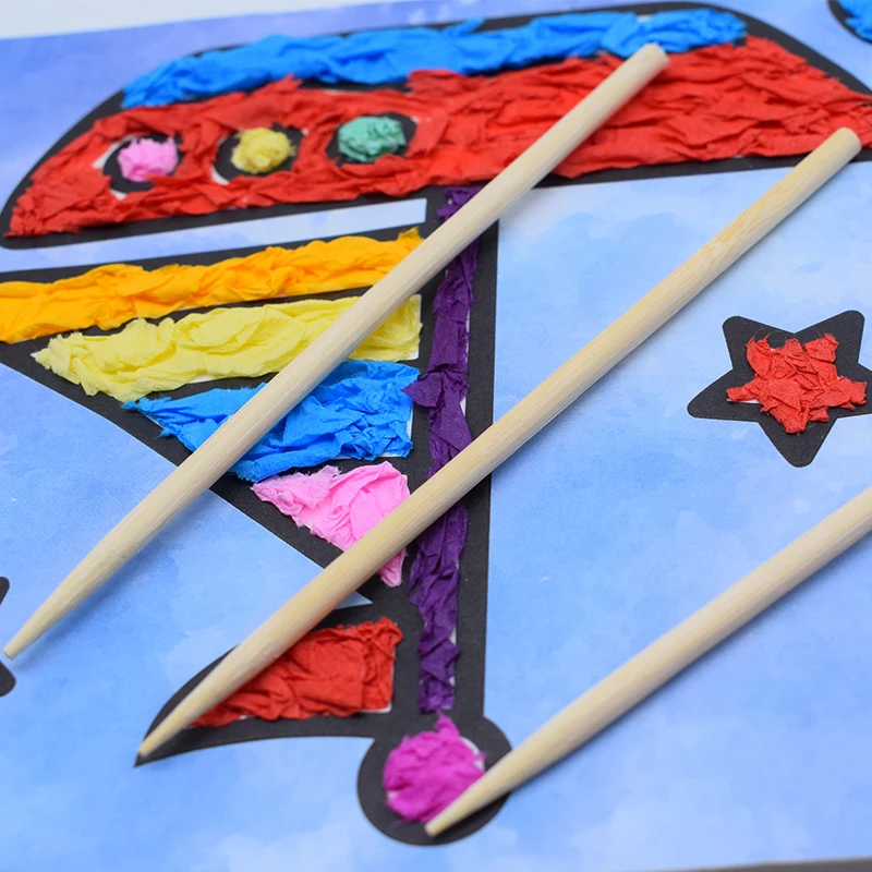 8 Design Diy Crafts Kids Kindergarten Handicraft Material Baby Toys For Children Felt Paper Arts And Craft For Boy Girl 2018 New