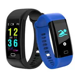 Для Мужчин's Фитнес Смарт-часы Для мужчин Для женщин спортивные монитор сердечного ритма крови Давление Bluetooth Водонепроницаемый Running Smartwatch