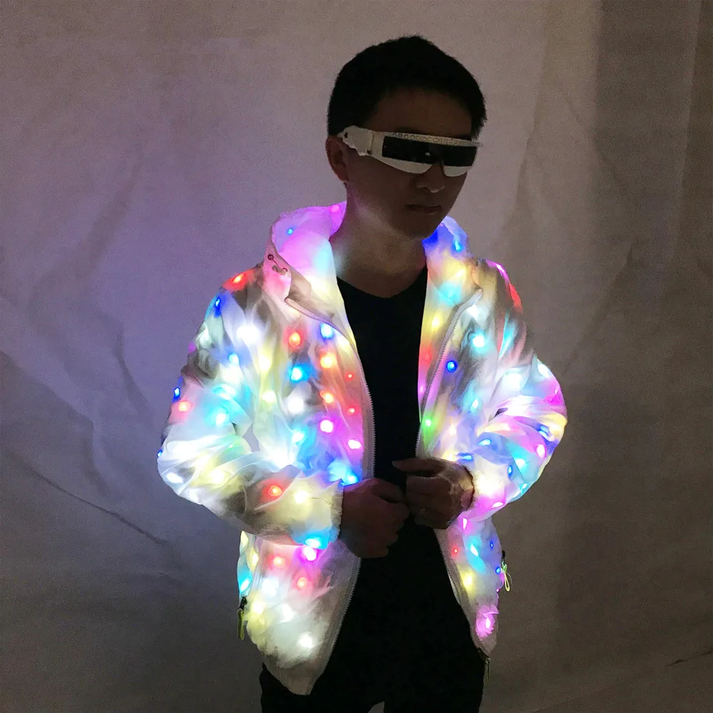 LED Luminous Couple Suit Unisex LED Luminous Jacket FOR