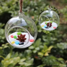 8 см/10 см/12 см креативный стеклянный цветочный горшок шар висячая ваза цветок для эпифитов контейнер пейзаж DIY Свадьба дом деко