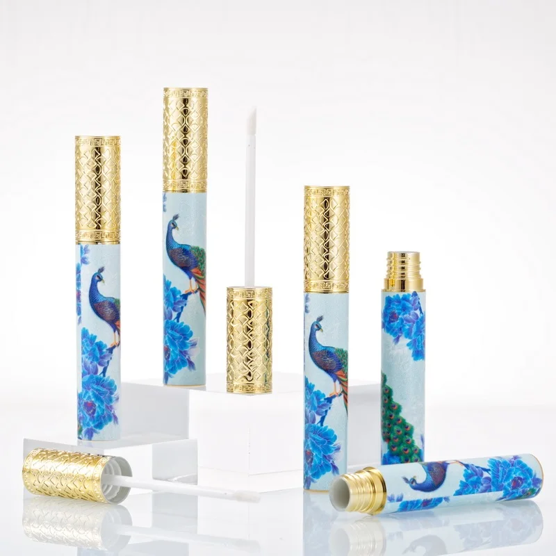 

Empty Lip Gloss Tube 3D printing Lipgloss Containers Refillable Bottles Cosmetic Packaging Lip Gloss Containers 10pcs/Lot