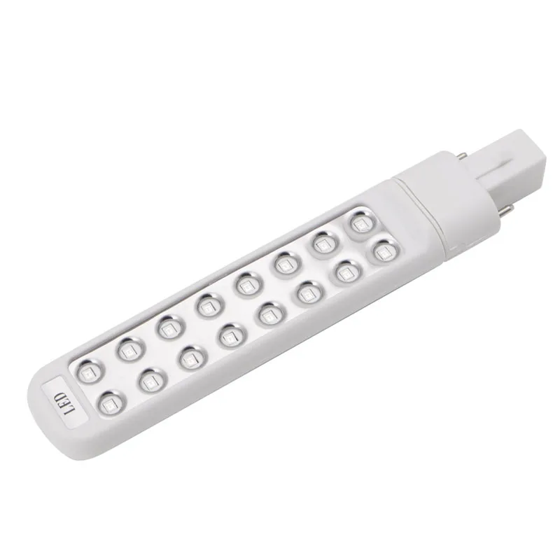 

9W LED Nail Art UV Lamp Tube White Light Bulb For Nail Art Polish Curing Dryer Durable
