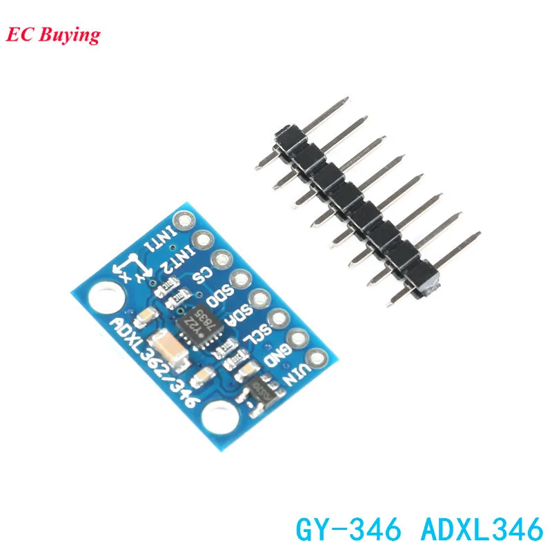 

GY-346 ADXL346 3-Axis Digital Gravity Sensor Acceleration Module Alternative ADXL345 Module I2C SPI IIC Interface