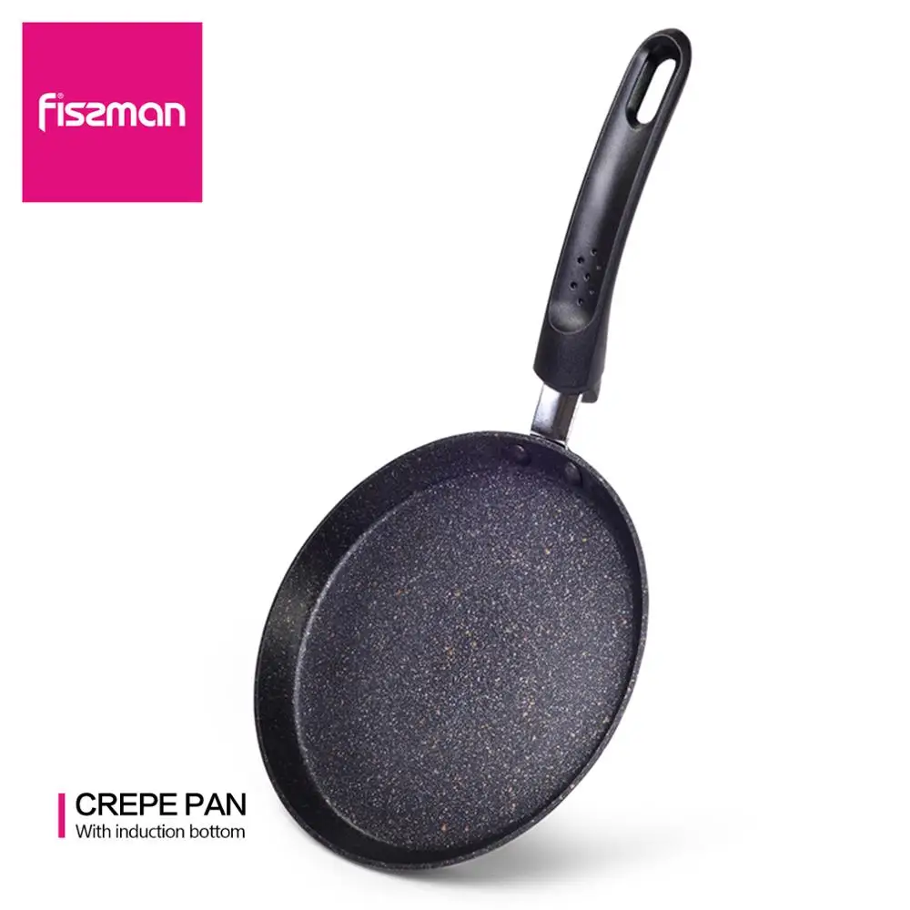 

FISSMAN 18cm Crepe Pan with Non-stick Coating Aluminium Dot Induction PROMO Series Cooker Pancake Pan