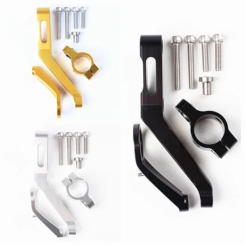 

CNC Steering Damper Stabilizer Bracket Mount Kit For Honda CBR954 2002-2003