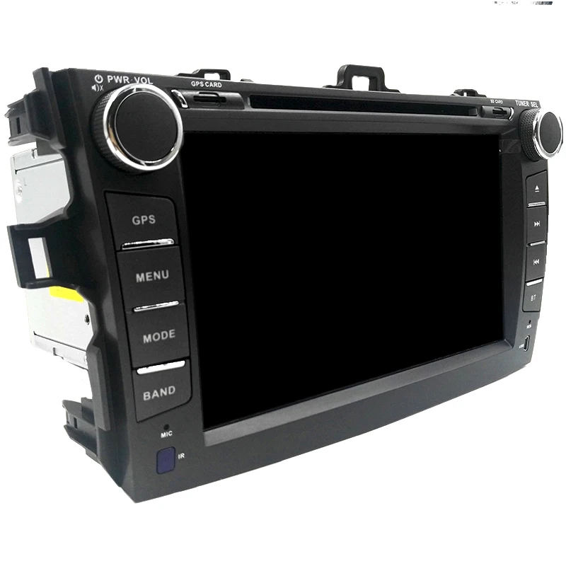 2 din Android 7 1 автомобильный dvd плеер gps для Toyota Corolla 2007 2008 2009 2010 2011 в тире 1024*600