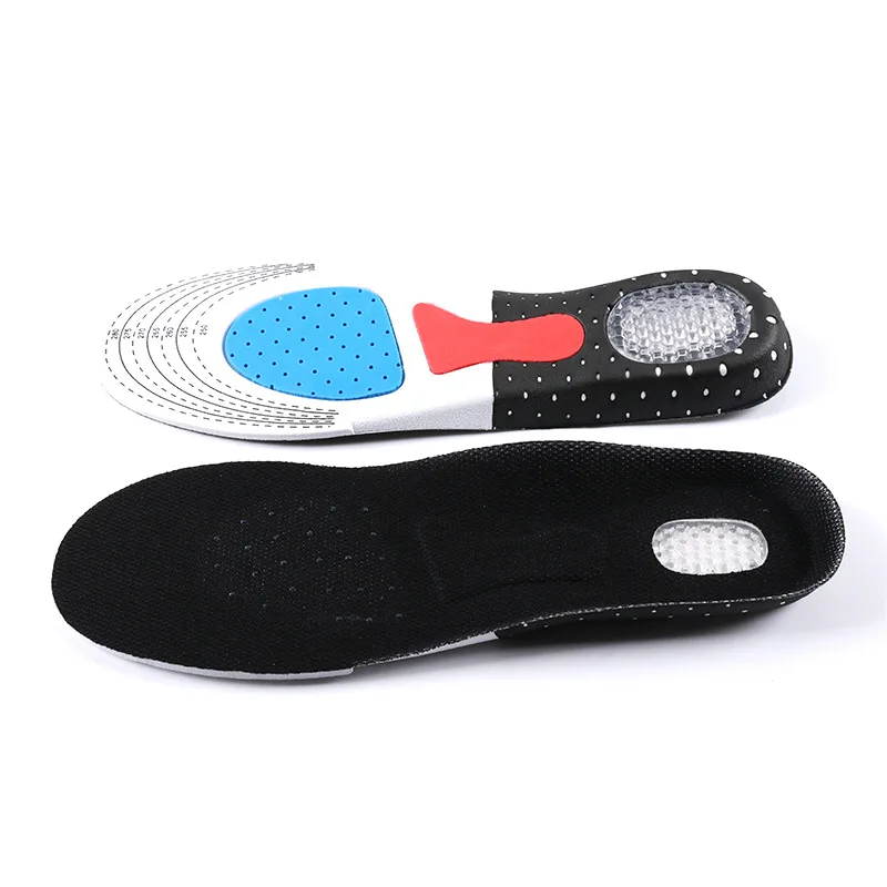 2Pcs Gel Insole Orthotic Arch Sport Shoe Pad Running Shock Absorption Insoles