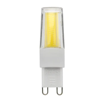 

High brightness COB 2508 10W Dimmable Ceramics G9 LED Bulb Light 220V for Chandelier Lighting replace 40w 50w halogen