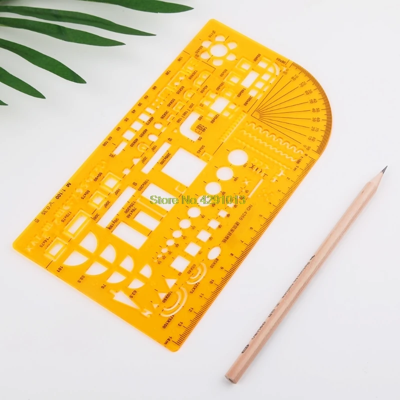 

Hot Professional Universal Furniture Construction Architect Template Ruler 1:100 Drop Shipping Support