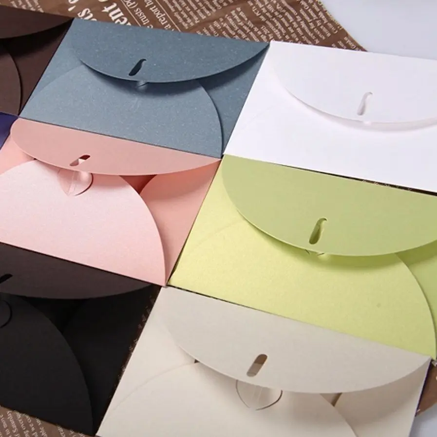 

Paper envelope,Colorful Heart clasp envelopes,Wedding Invitation Envelope Gift DIY Envelopes 10.5x7cm 100pcs/lot