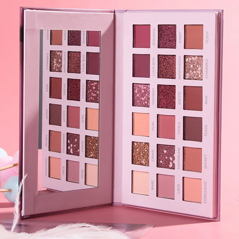 

18 Colors Nude Shining Glitter Eyeshadow Palette Shimmer Matte Long Lasting Makeup Powder Pigment Waterproof Eyeshadow Cosmetic