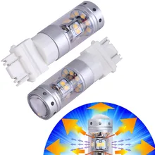 2x T25 3156 3157 Led Lights Лампы Белого 3057 3155 3357 3457 Сигналы поворота Резервного Хвост Лампы С Объективом Проектора 12 В Plug Play