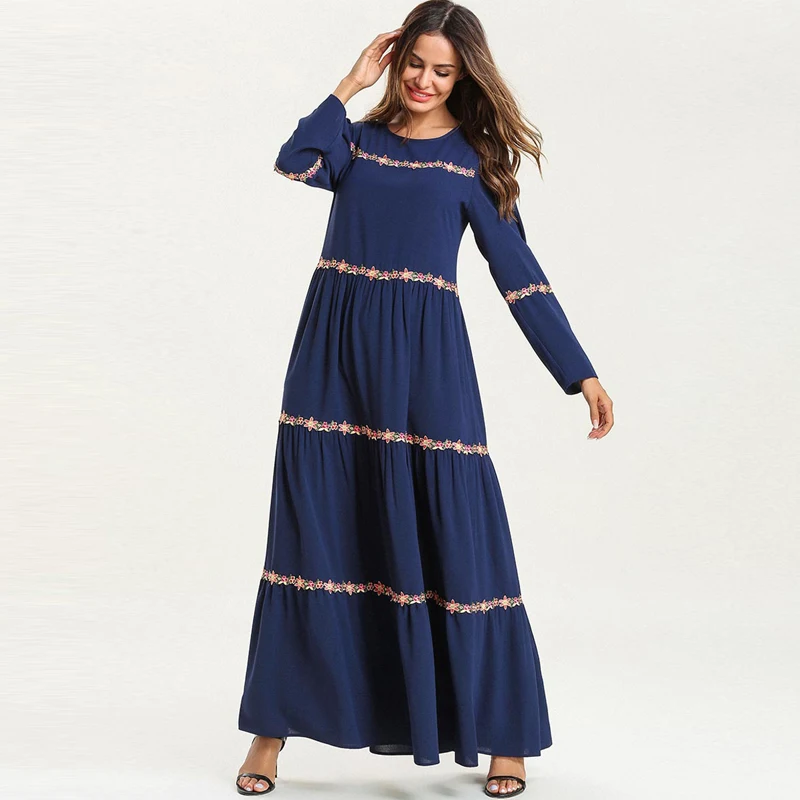 Размера плюс абайя халат Дубай Кафтан Абая для женщин кимоно кардиган мусульманский хиджаб платье Рамадан эльбисе турецкая исламская одежда
