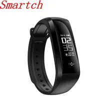 Smartch Smart Браслет Интеллектуальный стороны петли шаг шагомер, дистанции, счетчик калорий, мониторинг сна, дисплей часов, вызов disp