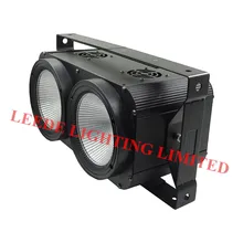 200 Вт теплый белый, холодный белый 2in1 светодиодный ступенчатый глушитель света 2 глаза 2x100 Вт COB светодиодный студийный свет аудитории