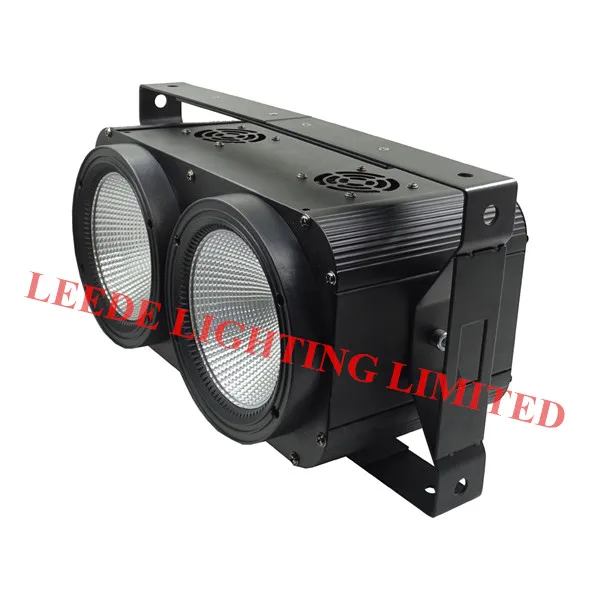 

200W Warm White Cool White 2in1 led stage blinder 2 eyes 2x100W COB LED Studio Audience Light