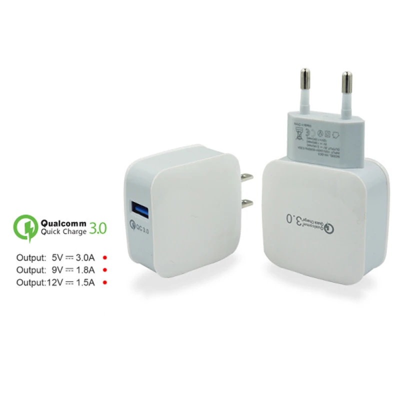 GEUMXL быстрое зарядное устройство QC 3 0 18 Вт штепсельная вилка европейского
