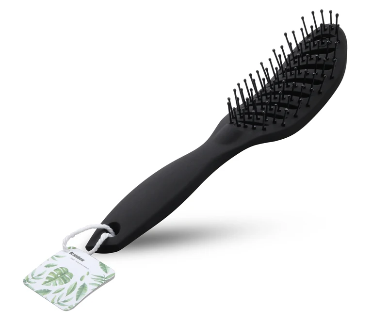 Brainbow 1 шт. пластиковая ручка гребень для волос Антистатические волосы Массажная кисть для головы мягкий гребень зубы волосы красота здоровье Стайлинг Уход Инструменты