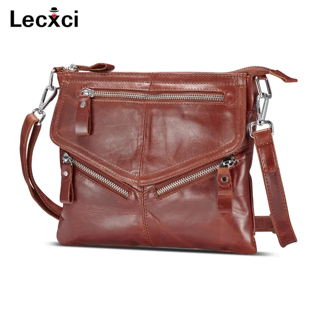Lecxci Women S Soft Genuine Leather Crossbody Handbags Lecxci Women S Soft Genuine Leather Crossbody Handbags Handbag Shoulder Bag Zipper Travel Bags