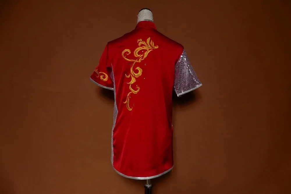 Wushu taichi одежда тайцзи changquan Униформа боевых искусств соревнование вышитая kungfu