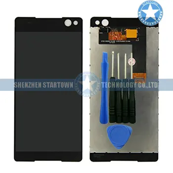 

Black Original LCD Display Touch Screen Digitizer Assembly for Sony Xperia C5 Ultra E5506 E5533 E5563 E5553 with tools
