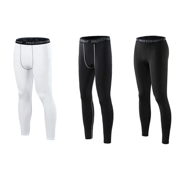 

Men's Pants Anti-sweat Elastic Quick Drying Sports Running Fitness Training Tights Trousers