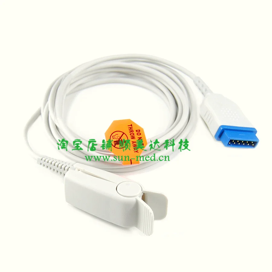 

Compatible Spo2 Sensor for GE patient monitor Nellcor OxiMax SpO2 11 pins