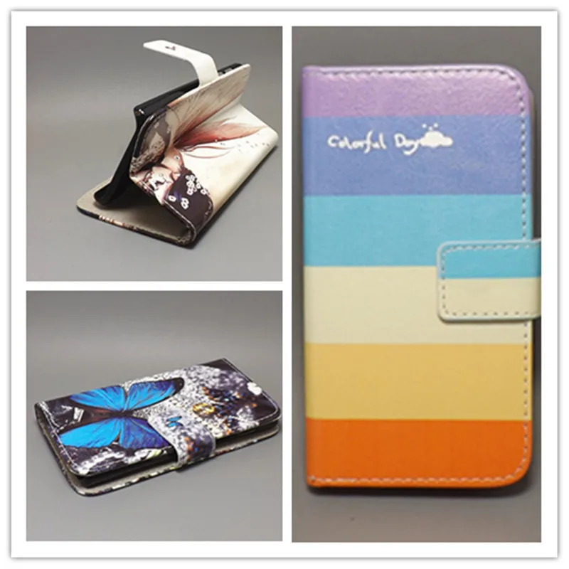 cheap Butterfly Flower Flag Designer Wallet FlipStand BookCase for samsung GalaxyGrand 2 duos g7102 7106 g7108 g7100 g710s freeshpping