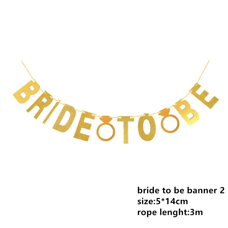 Просто женатый баннер мистер Mrs гирлянда в рустикальном стиле свадебный стол украшение жениха невесты воздушный шар баннер принадлежности для вечеринки-девичника - Цвет: bride to be1
