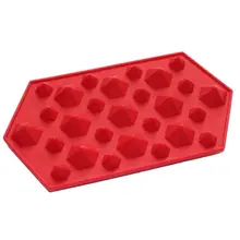 Новое поступление силиконовые формы для мыла 3D бриллианты драгоценный камень крутой кубик льда шоколадный мыльница Плесень случайные цвета