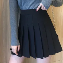 GRUIICEEN Осень Зима мини плиссированные женские юбки высокая Талия Повседневная тонкая юбка для дам GY2018299