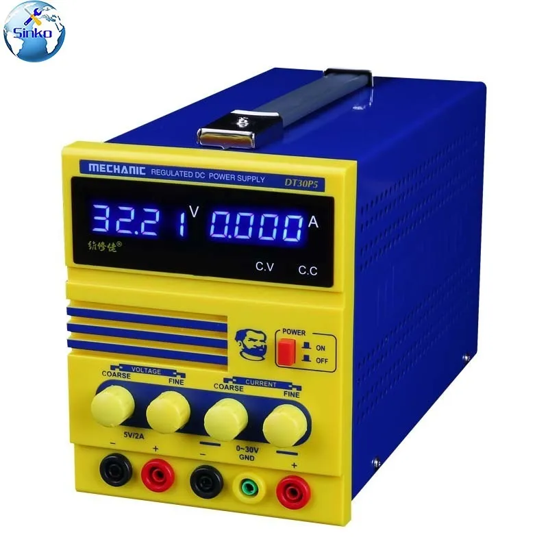 

MECHANIC DT30P5 Intelligent DC Power Supply 4 Digit Display Mobile Phone Notebook Repair Power Supply 30V5A