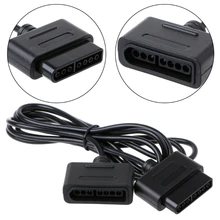 Новинка; 1 x 6ft Удлинительный кабель для nintendo контроллер SNES Совместимость для ретро-Duo и для FC Twin черный