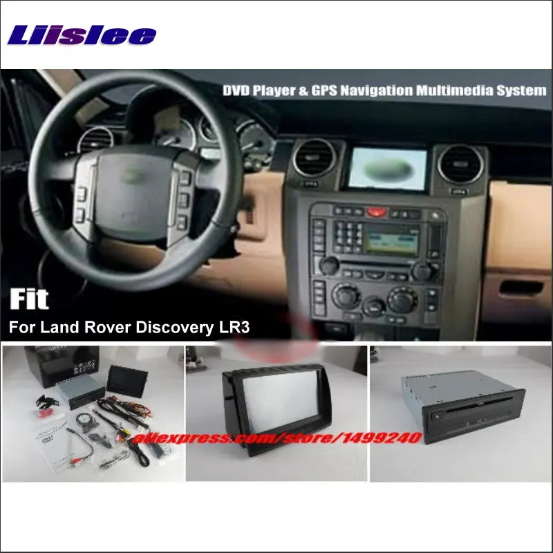 

Liislee For Land For Rover Discovery 3 LR3 Stereo DVD Player GPS Nav Navigation System 8" HD Touch Screen Bluetooth iPod AUX USB