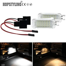 Hopstyling 2 шт. ошибок LED любезно перчатки для ног Магистральные Box Багажа свет для Audi VW Гольф 4/5/ 6 Skoda Tiguan автомобиль-Стайлинг