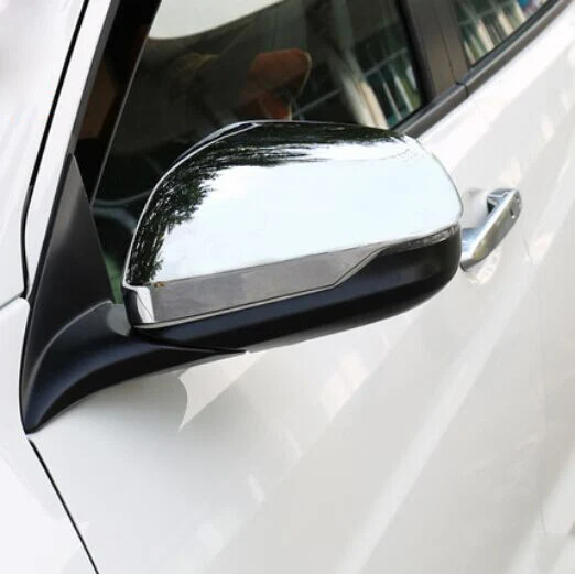 Автомобильная хромированная боковина зеркальная крышка отделка литья крышка Накладка гарнир для HONDA VEZLE HRV аксессуары HR-V