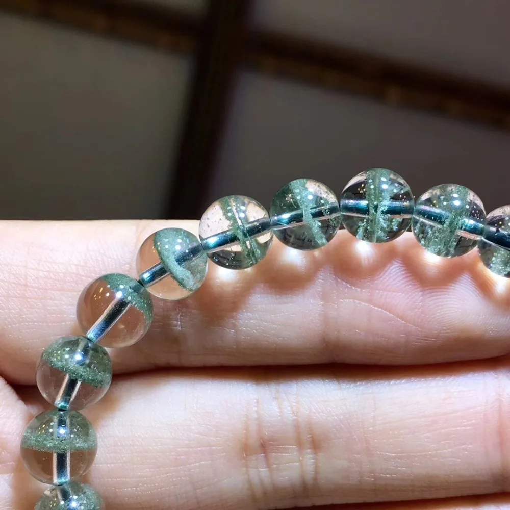 Natural Green Phantom Quartz Bracelet (4)