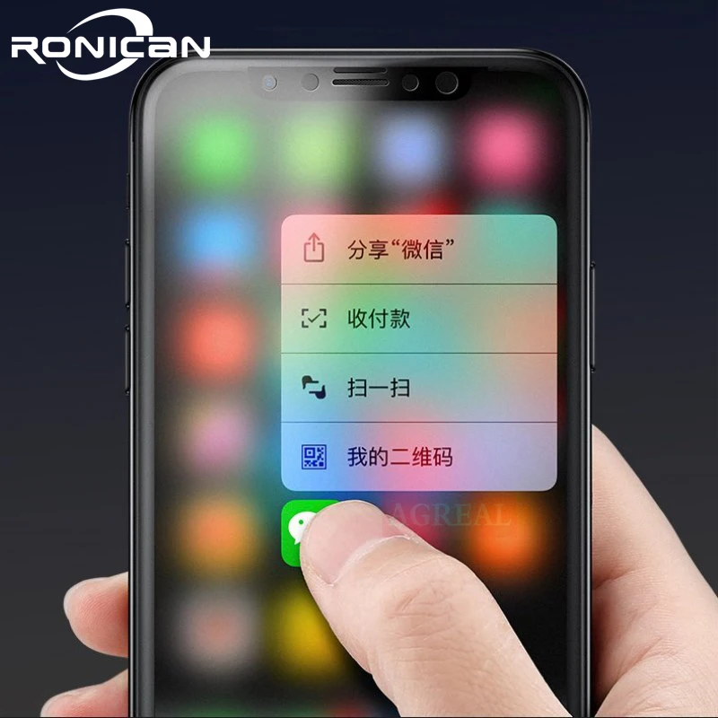 Полноэкранное матовое закаленное стекло для iPhone X XS защита экрана олеофобное
