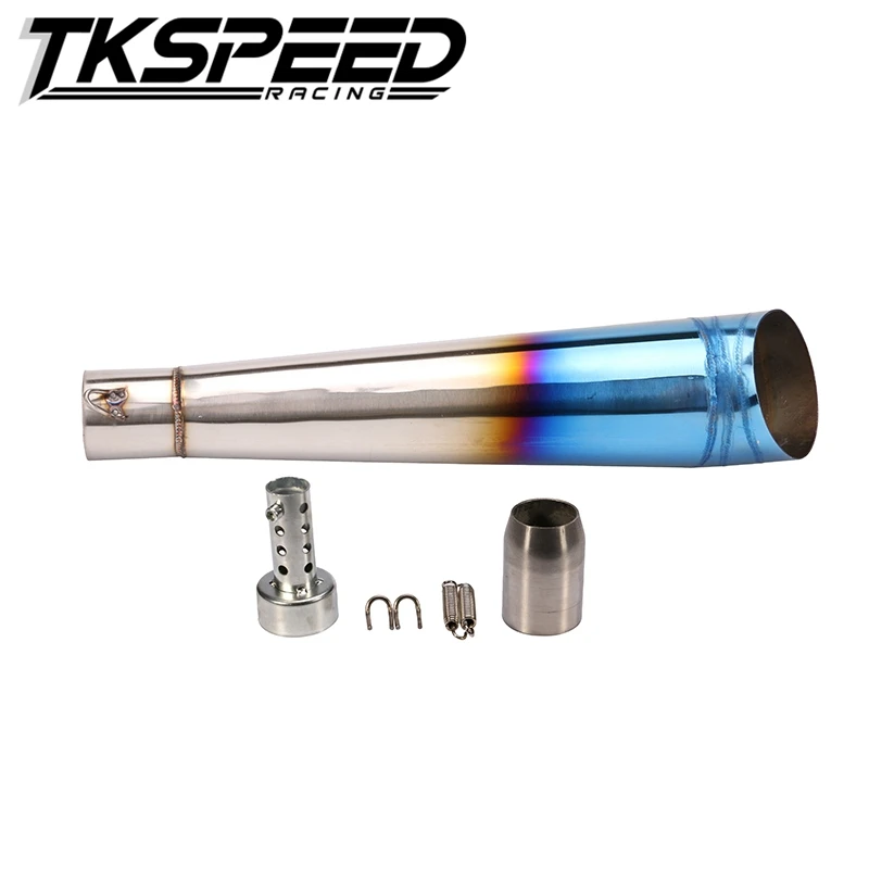 48.8MM Modified burning blue or Neo chrome motorcycle exhaust pipe