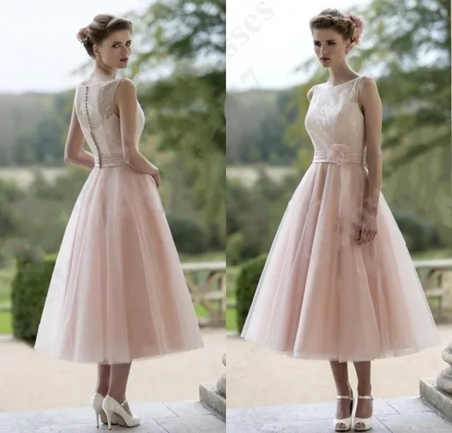 elegant tea length evening dresses