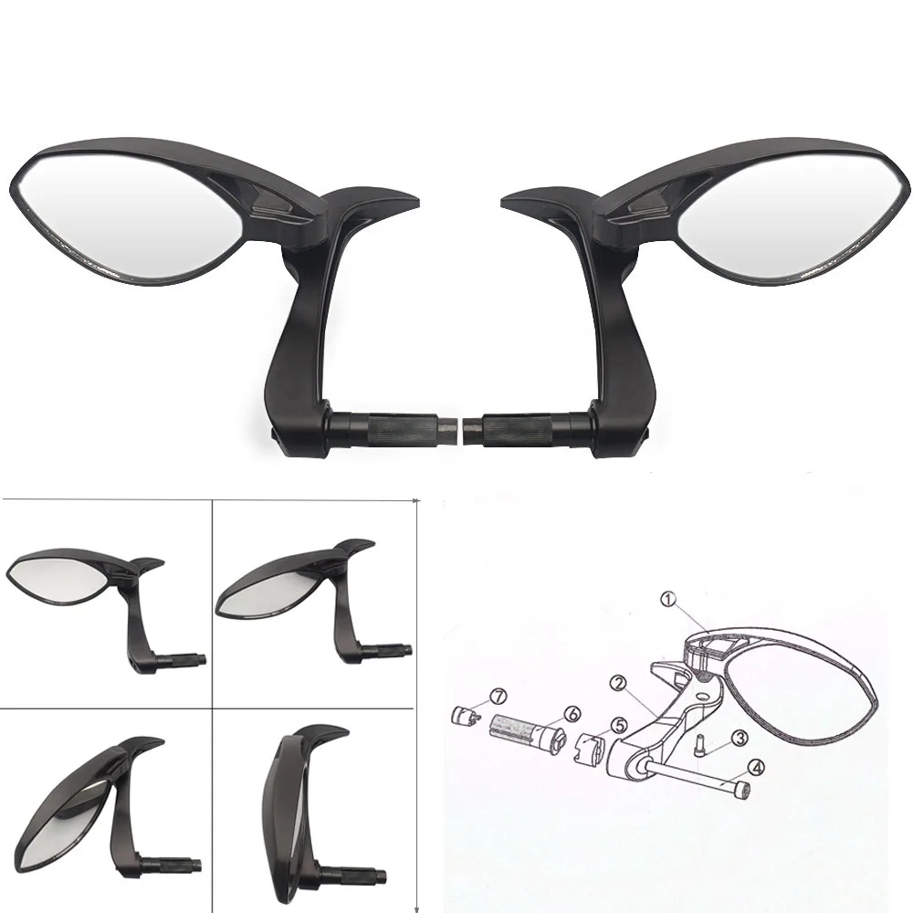 7/8 &quot22 мм мотоциклетные ручки бар торцевые зеркала для KAWASAKI NINJA 6R 9R 650R 250R 636 YAMAHA YZF R1