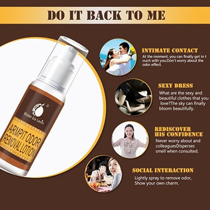 

Armpit Odor Removal Lotion Antiperspirant Cleanser Deodorant Body Odor Care OR88