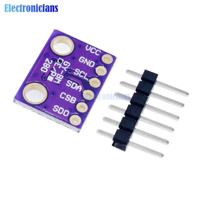 GY-BME280 BME280 IEC SPI цифровой датчик модуль Breakout Температура Влажность Атмосферное давление Модуль 3,3 В высокая точность